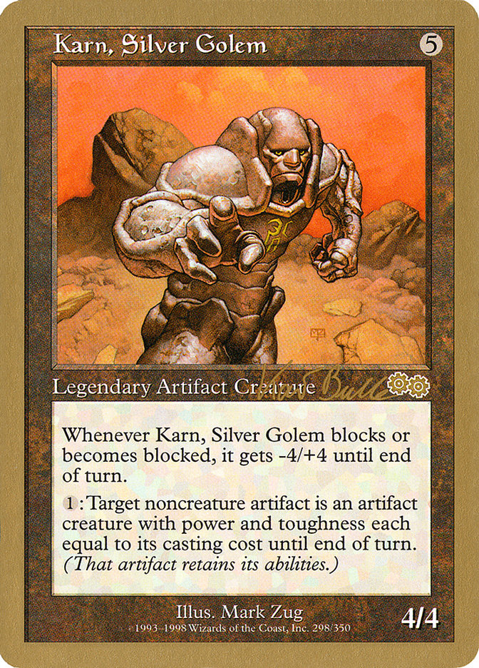 Karn, Silver Golem (Kai Budde) [World Championship Decks 1999] | Cards and Coasters CA