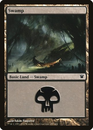 Swamp (257) [Innistrad] | Cards and Coasters CA