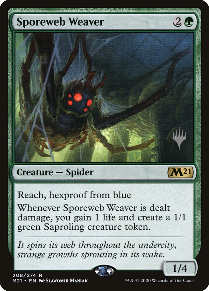 Sporeweb Weaver (Promo Pack) [Core Set 2021 Promos] | Cards and Coasters CA