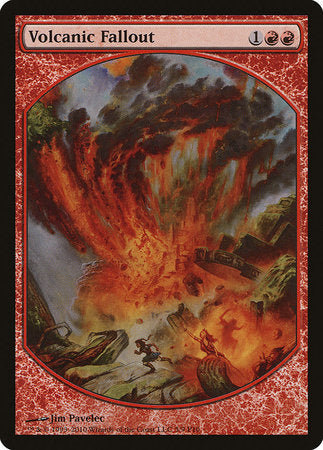 Volcanic Fallout [Magic Player Rewards 2010] | Cards and Coasters CA