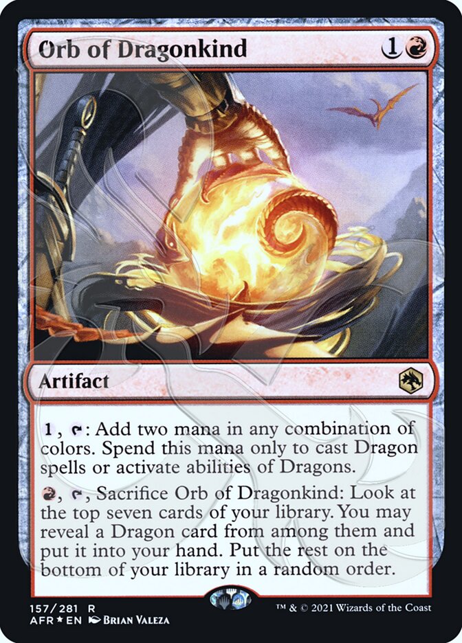 Orb of Dragonkind (Ampersand Promo) [Dungeons & Dragons: Adventures in the Forgotten Realms Promos] | Cards and Coasters CA