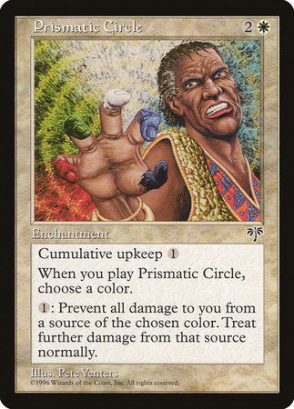 Prismatic Circle [Mirage] | Cards and Coasters CA