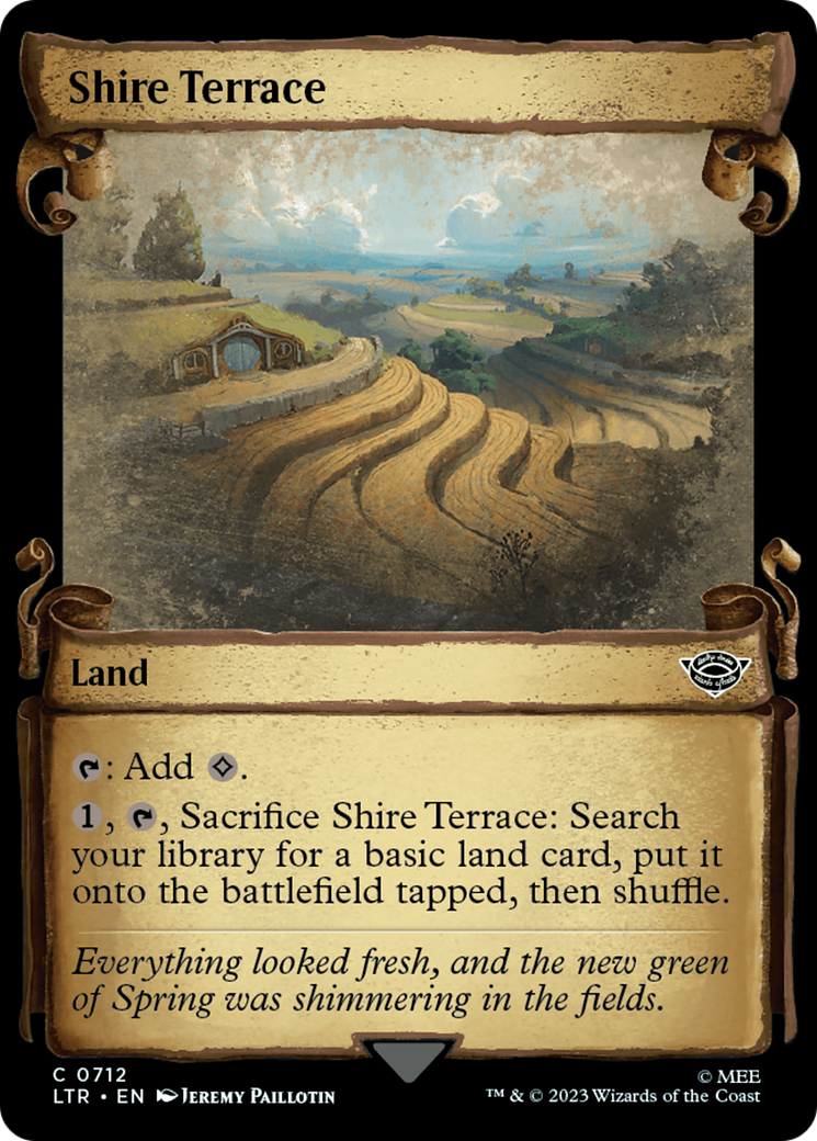 Shire Terrace [The Lord of the Rings: Tales of Middle-Earth Showcase Scrolls] | Cards and Coasters CA
