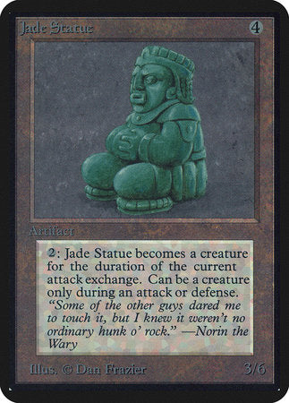 Jade Statue [Limited Edition Alpha] | Cards and Coasters CA