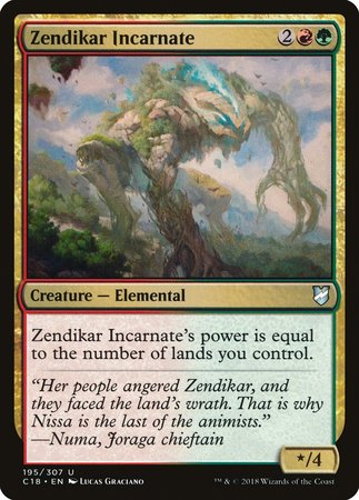 Zendikar Incarnate [Commander 2018] | Cards and Coasters CA