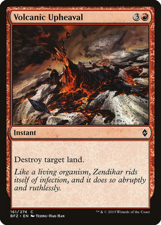 Volcanic Upheaval [Battle for Zendikar] | Cards and Coasters CA