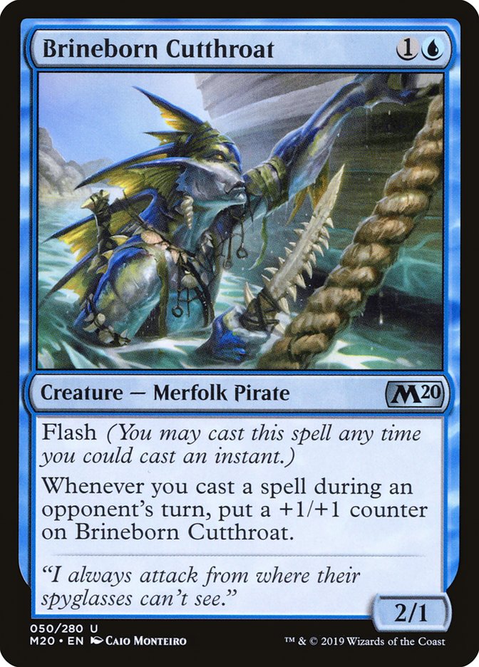 Brineborn Cutthroat [Core Set 2020] | Cards and Coasters CA