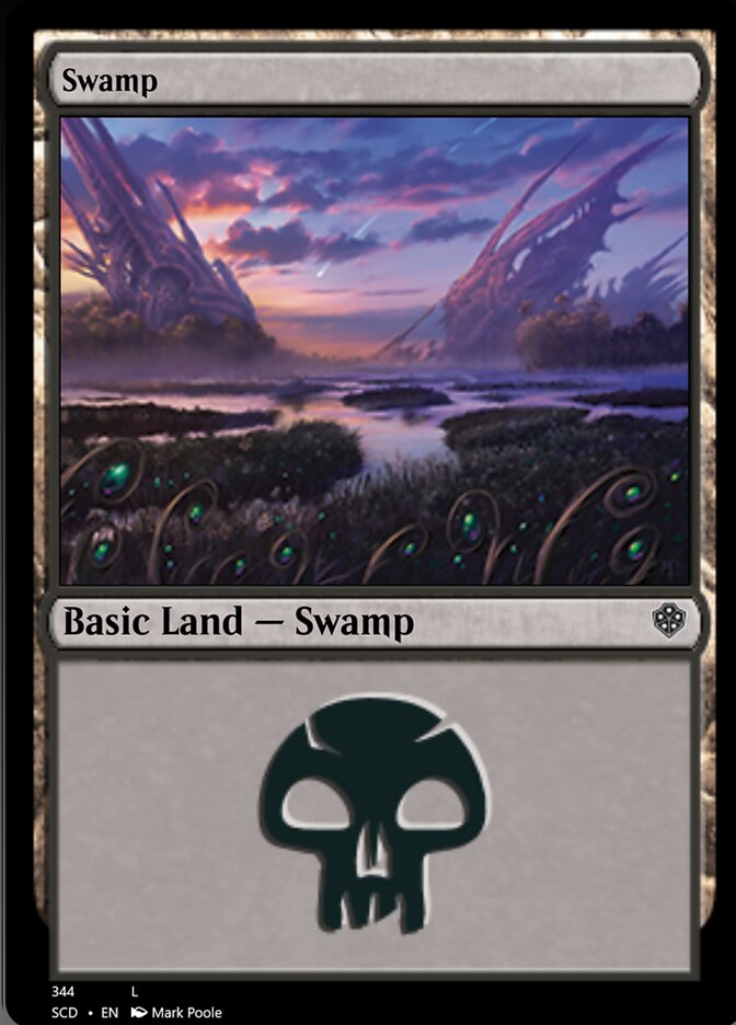 Swamp (344) [Starter Commander Decks] | Cards and Coasters CA