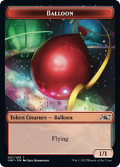 Zombie Employee // Balloon Double-sided Token [Unfinity Tokens] | Cards and Coasters CA