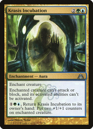 Krasis Incubation [Dragon's Maze] | Cards and Coasters CA
