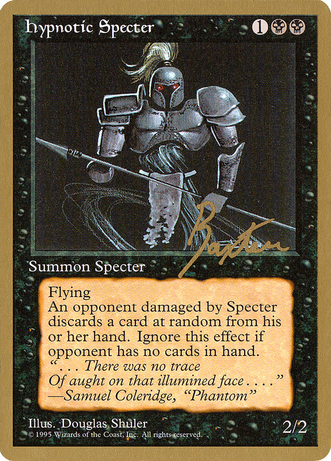 Hypnotic Specter (George Baxter) [Pro Tour Collector Set] | Cards and Coasters CA