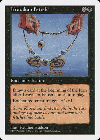 Krovikan Fetish [Fifth Edition] | Cards and Coasters CA