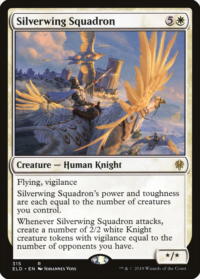 Silverwing Squadron [Throne of Eldraine] | Cards and Coasters CA