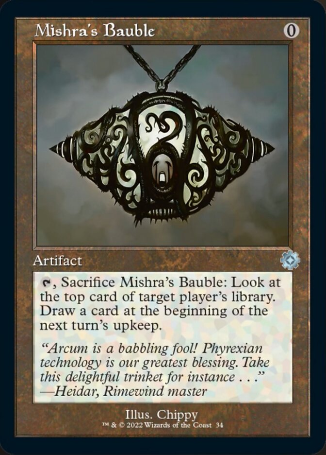 Mishra's Bauble (Retro) [The Brothers' War Retro Artifacts] | Cards and Coasters CA