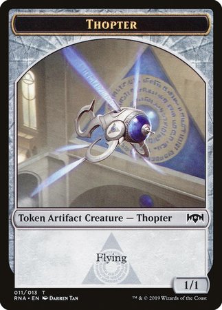 Thopter Token [Ravnica Allegiance Tokens] | Cards and Coasters CA