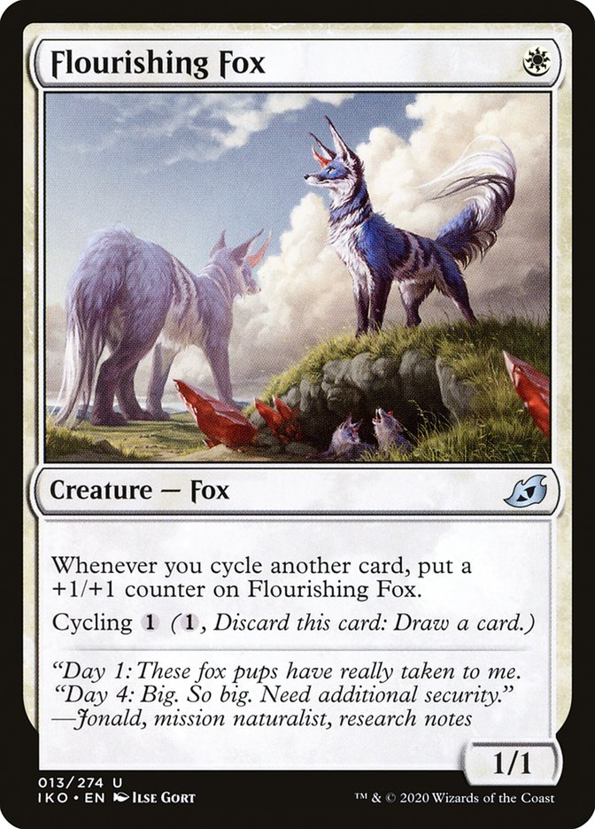 Flourishing Fox [Ikoria: Lair of Behemoths] | Cards and Coasters CA