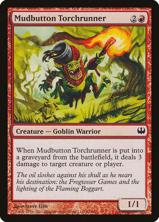 Mudbutton Torchrunner [Duel Decks: Knights vs. Dragons] | Cards and Coasters CA