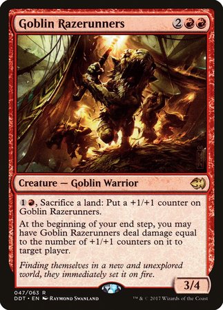 Goblin Razerunners [Duel Decks: Merfolk vs. Goblins] | Cards and Coasters CA