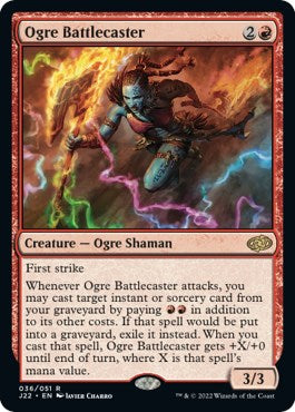 Ogre Battlecaster [Jumpstart 2022] | Cards and Coasters CA