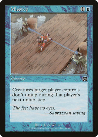 Misstep [Mercadian Masques] | Cards and Coasters CA