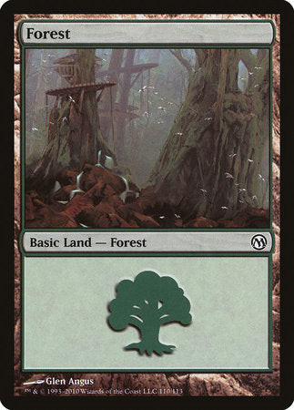 Forest (110) [Duels of the Planeswalkers] | Cards and Coasters CA