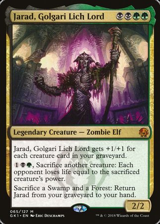 Jarad, Golgari Lich Lord [GRN Guild Kit] | Cards and Coasters CA