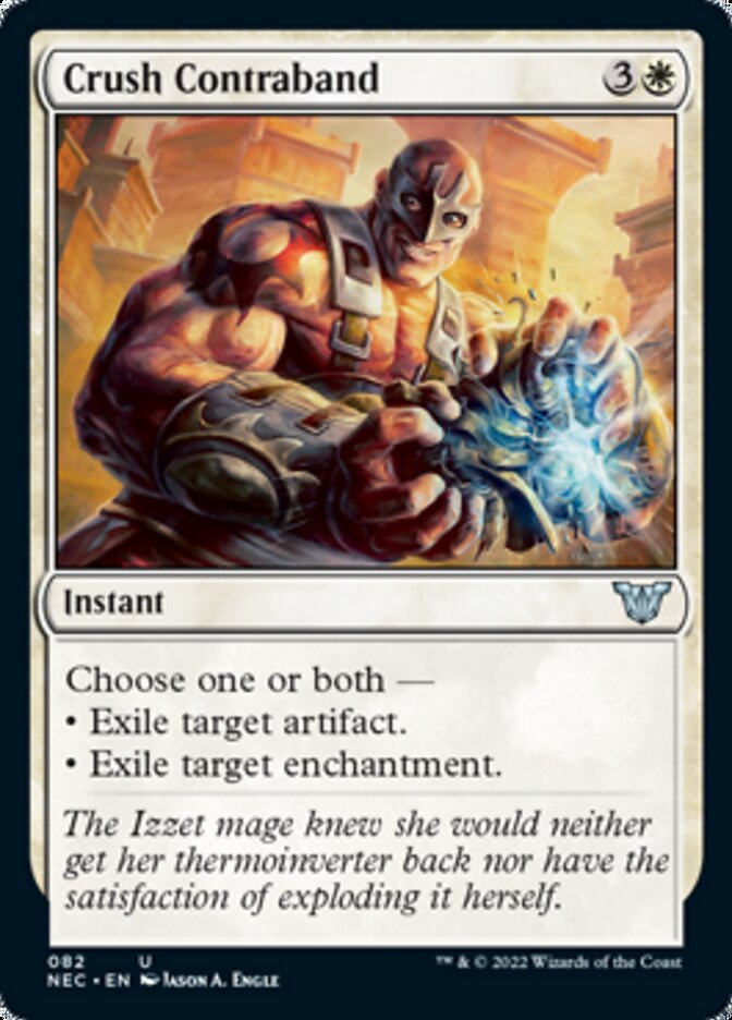 Crush Contraband [Kamigawa: Neon Dynasty Commander] | Cards and Coasters CA