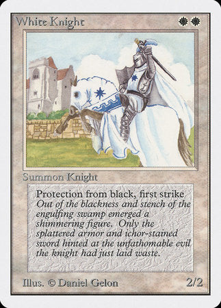 White Knight [Unlimited Edition] | Cards and Coasters CA