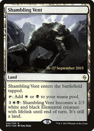 Shambling Vent [Battle for Zendikar Promos] | Cards and Coasters CA