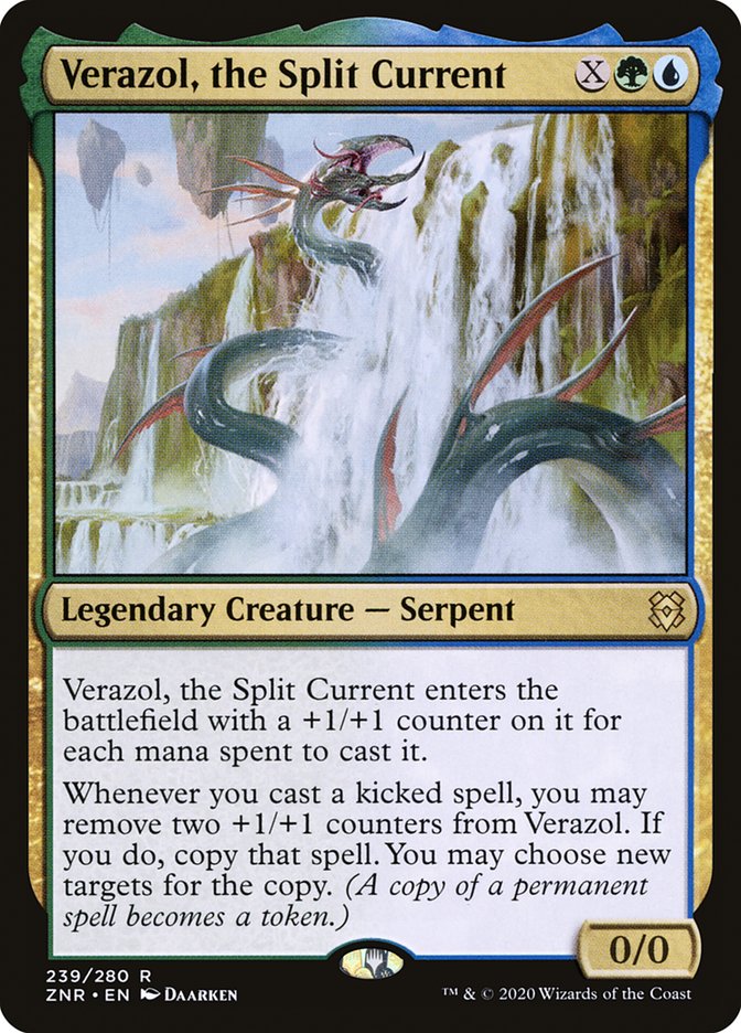 Verazol, the Split Current [Zendikar Rising] | Cards and Coasters CA