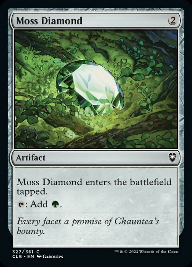 Moss Diamond [Commander Legends: Battle for Baldur's Gate] | Cards and Coasters CA