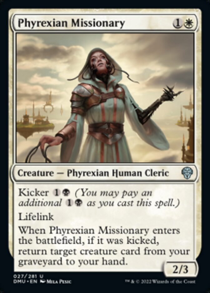 Phyrexian Missionary [Dominaria United] | Cards and Coasters CA