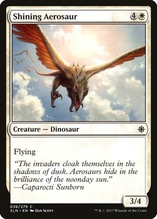 Shining Aerosaur [Ixalan] | Cards and Coasters CA