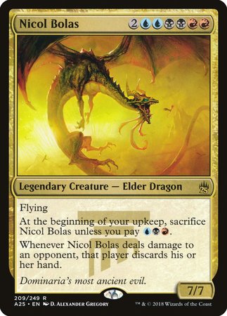 Nicol Bolas [Masters 25] | Cards and Coasters CA