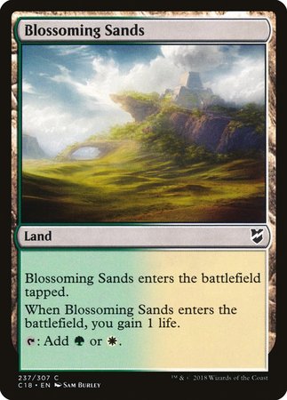 Blossoming Sands [Commander 2018] | Cards and Coasters CA
