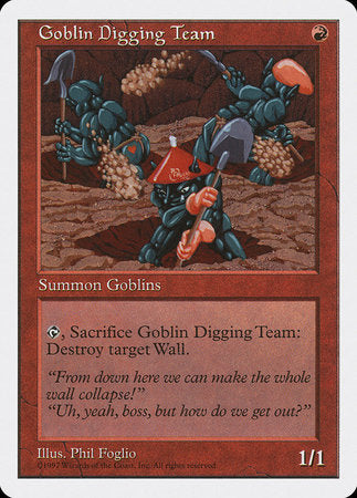 Goblin Digging Team [Fifth Edition] | Cards and Coasters CA