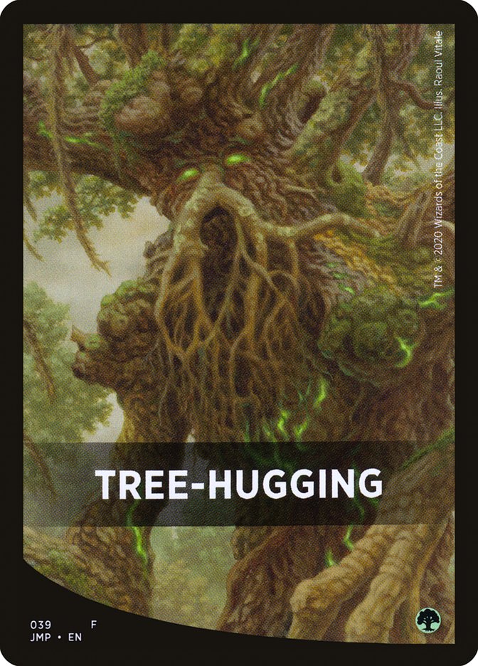 Tree-Hugging Theme Card [Jumpstart Front Cards] | Cards and Coasters CA