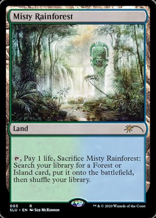 Misty Rainforest [Secret Lair: Ultimate Edition] | Cards and Coasters CA