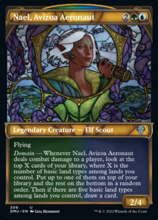 Nael, Avizoa Aeronaut (Showcase) [Dominaria United] | Cards and Coasters CA