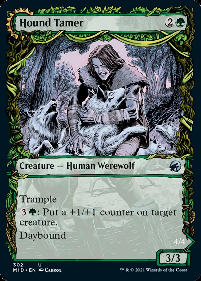 Hound Tamer // Untamed Pup (Showcase Equinox) [Innistrad: Midnight Hunt] | Cards and Coasters CA