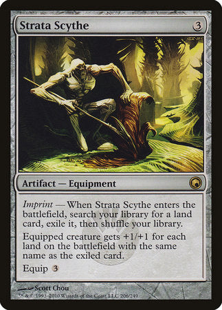 Strata Scythe [Scars of Mirrodin] | Cards and Coasters CA
