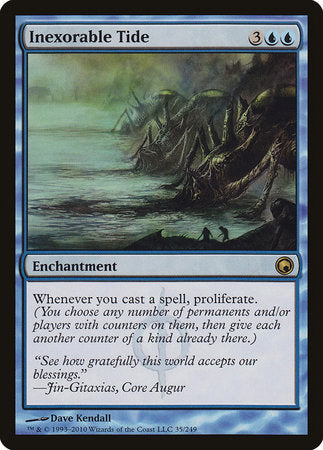 Inexorable Tide [Scars of Mirrodin] | Cards and Coasters CA