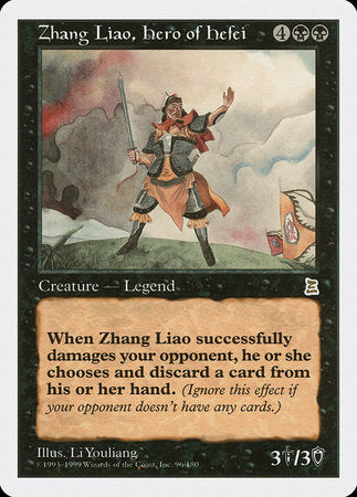 Zhang Liao, Hero of Hefei [Portal Three Kingdoms] | Cards and Coasters CA