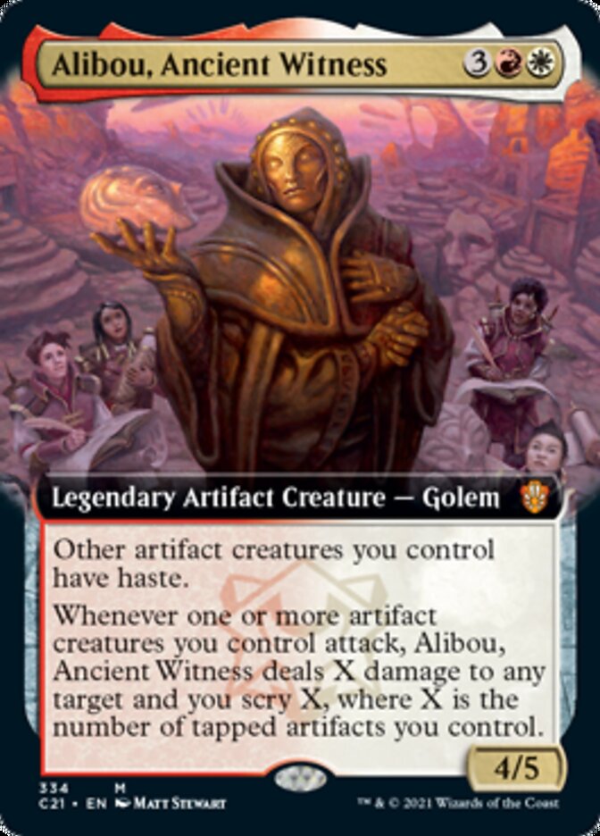 Alibou, Ancient Witness (Extended) [Commander 2021] | Cards and Coasters CA