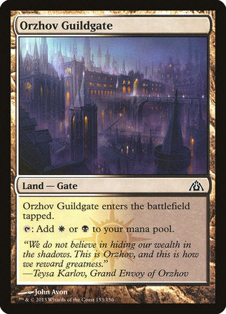 Orzhov Guildgate [Dragon's Maze] | Cards and Coasters CA
