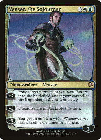 Venser, the Sojourner [Duel Decks: Venser vs. Koth] | Cards and Coasters CA