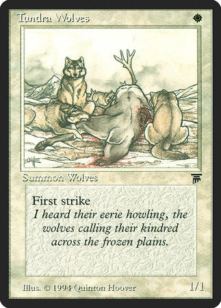 Tundra Wolves [Legends] | Cards and Coasters CA