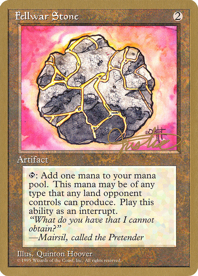 Fellwar Stone (Mark Justice) [Pro Tour Collector Set] | Cards and Coasters CA