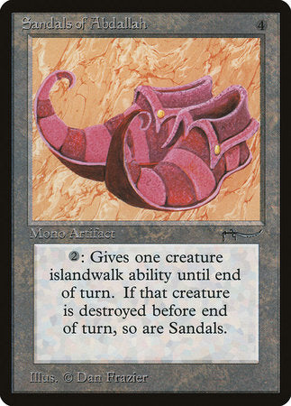 Sandals of Abdallah [Arabian Nights] | Cards and Coasters CA