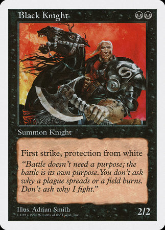 Black Knight [Anthologies] | Cards and Coasters CA